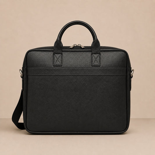 Windsor Office Case Black Leather