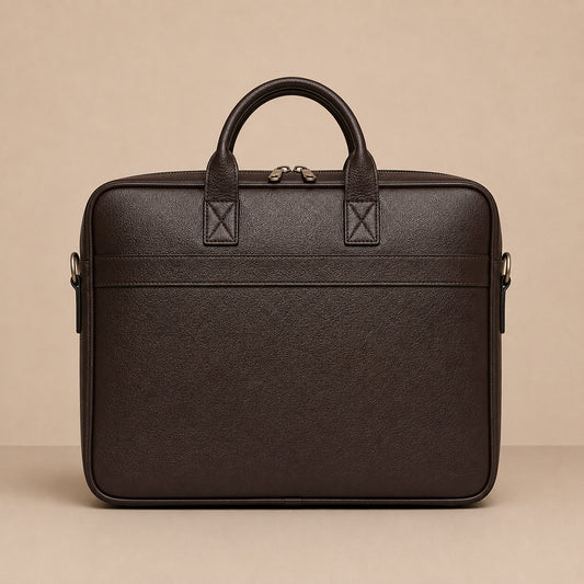 Windsor Office Case Dark Brown Leather